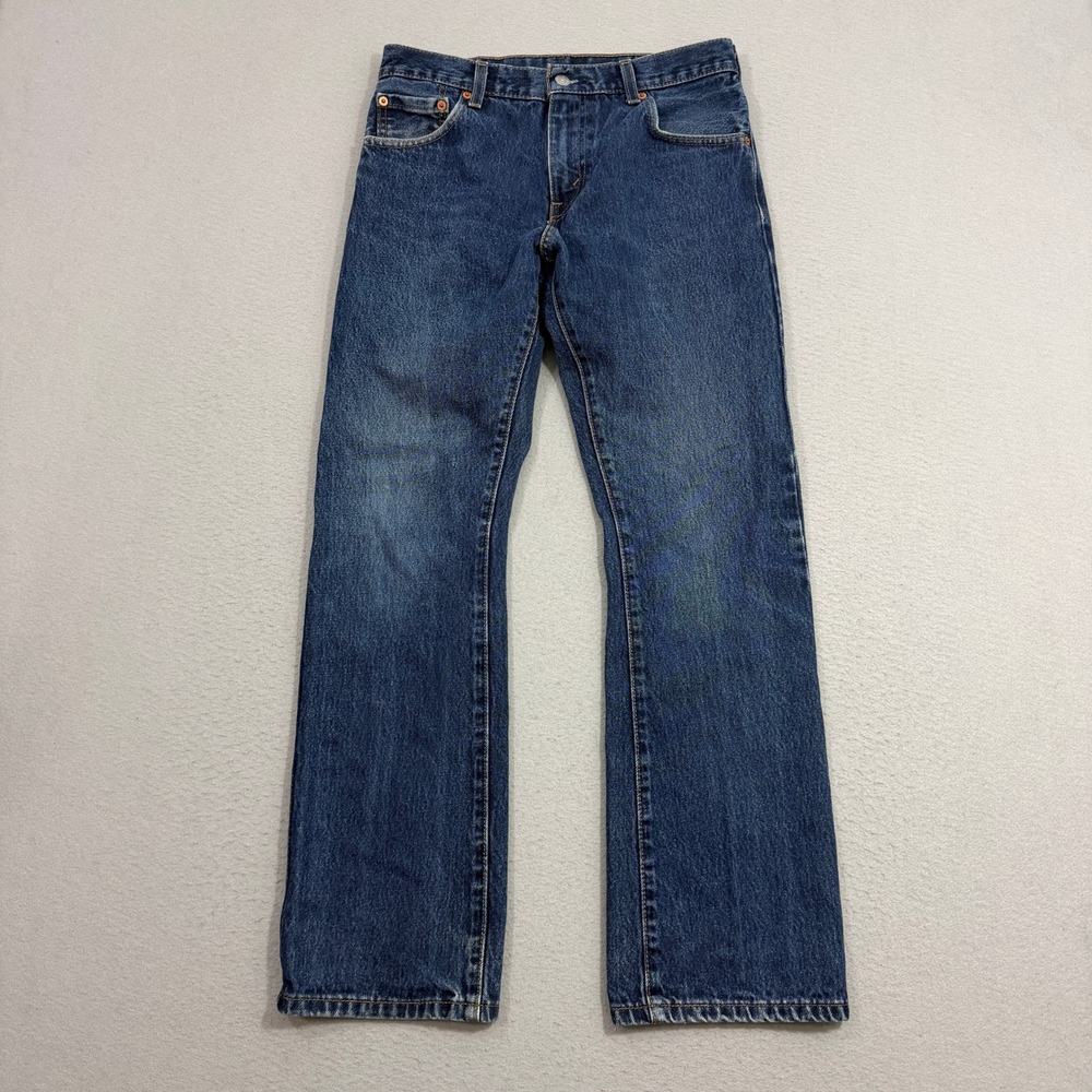 Levis 517 Boot Cut Jeans Men's 30x30 Blue Denim Western Rodeo Cowboy Rancher